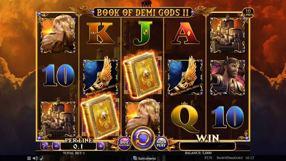 Where to Play Book of Demi Gods 2 for Real Money